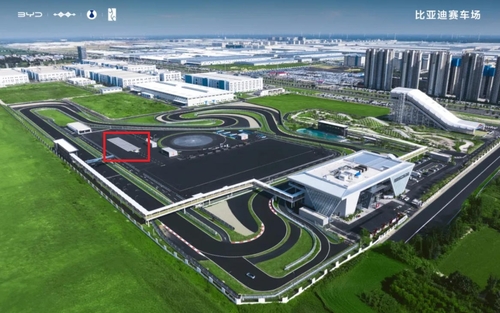 τελευταία εταιρεία περί The Wheel Identifier of Hengliang Tech Installed at BYD All-Terrain Racing Center